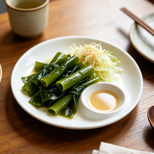 Fresh Green Seaweed Salad Sheets