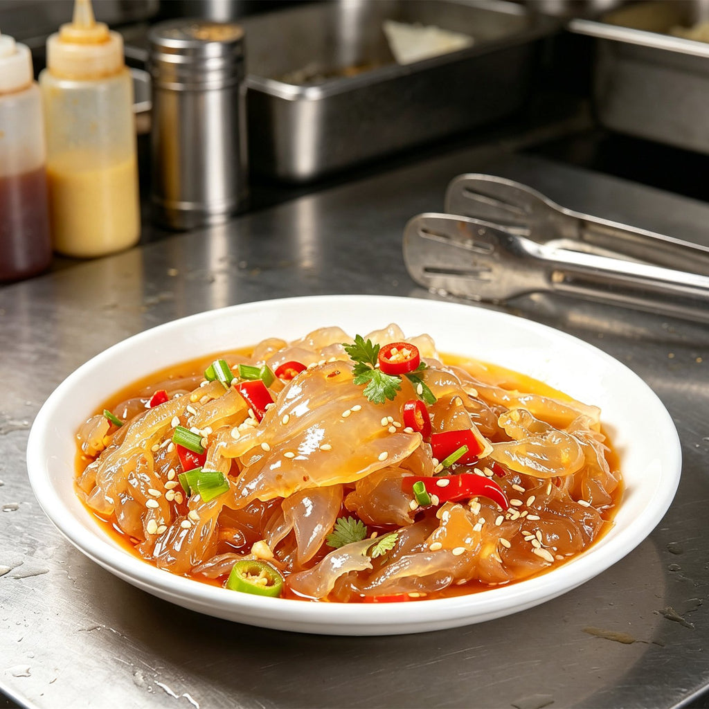 Chilled Jellyfish Salad With Chilli Oil