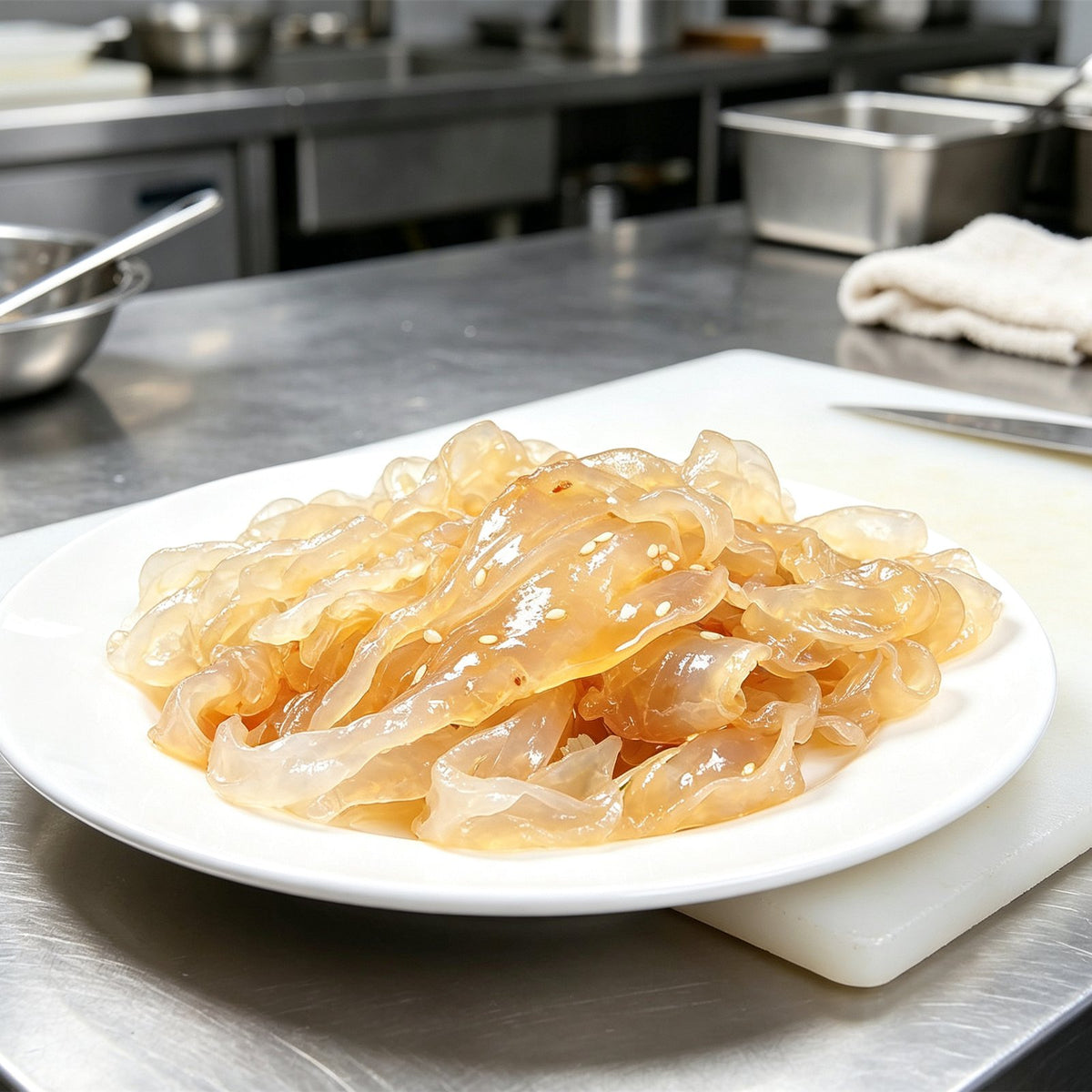 Chilled Jellyfish Salad With Chilli Oil